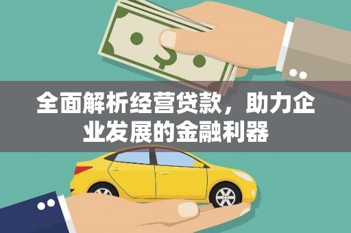 汉寿全面解析经营贷款，助力企业发展的金融利器