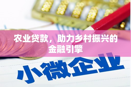 汉寿农业贷款，助力乡村振兴的金融引擎