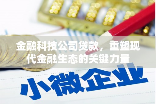 汉寿金融科技公司贷款，重塑现代金融生态的关键力量