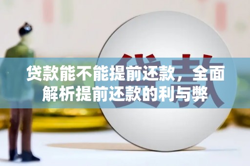 汉寿贷款能不能提前还款，全面解析提前还款的利与弊