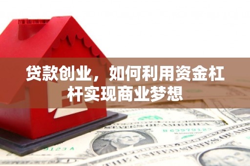 汉寿贷款创业，如何利用资金杠杆实现商业梦想