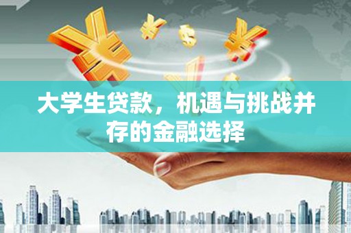 汉寿大学生贷款，机遇与挑战并存的金融选择