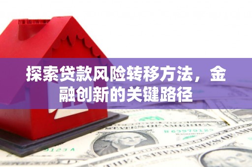 汉寿探索贷款风险转移方法，金融创新的关键路径